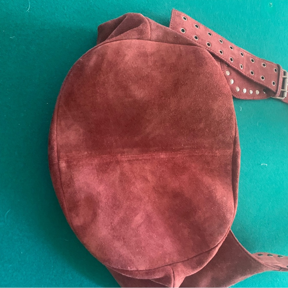 Free People Sage Suede Bucket Bag, Gorgeous Cinnamon Color - Picture 5 of 6